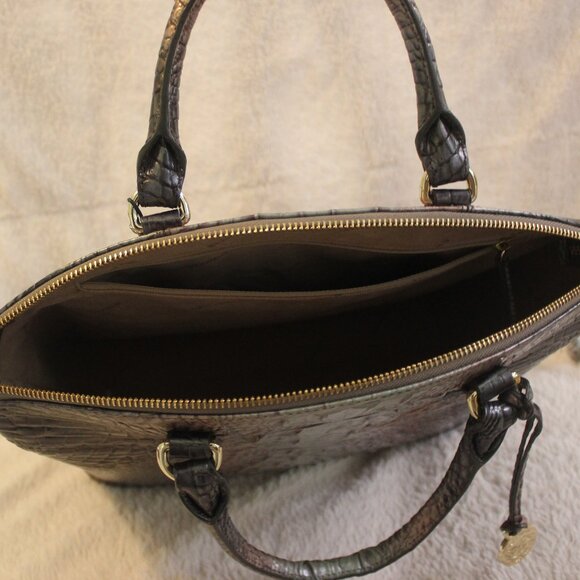 Brahmin Large Duxbury Satchel Smoky Quartz Ombre Melbourne - Picture 10 of 14